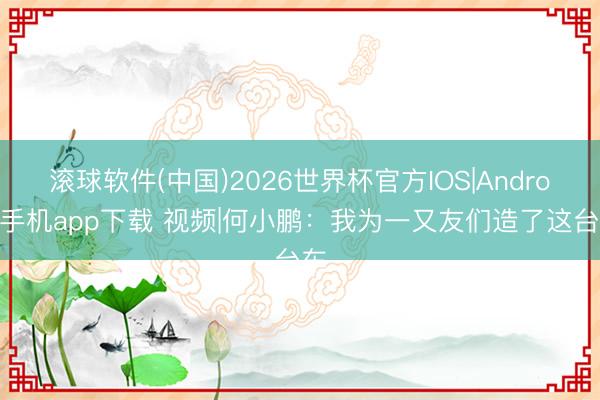 滚球软件(中国)2026世界杯官方IOS|Android手机app下载 视频|何小鹏：我为一又友们造了这台车
