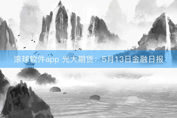 滚球软件app 光大期货：5月13日金融日报