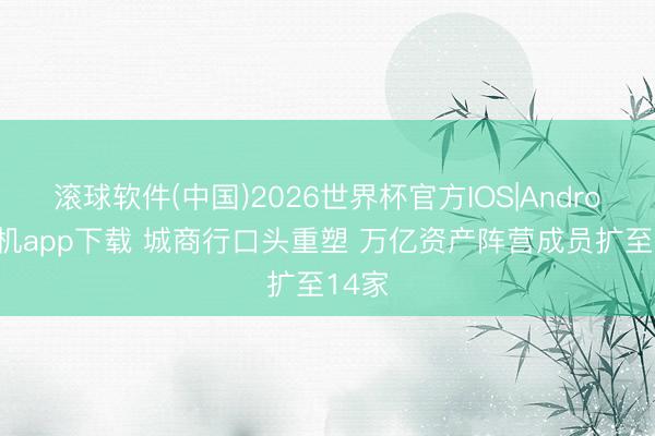滚球软件(中国)2026世界杯官方IOS|Android手机app下载 城商行口头重塑 万亿资产阵营成员扩至14家