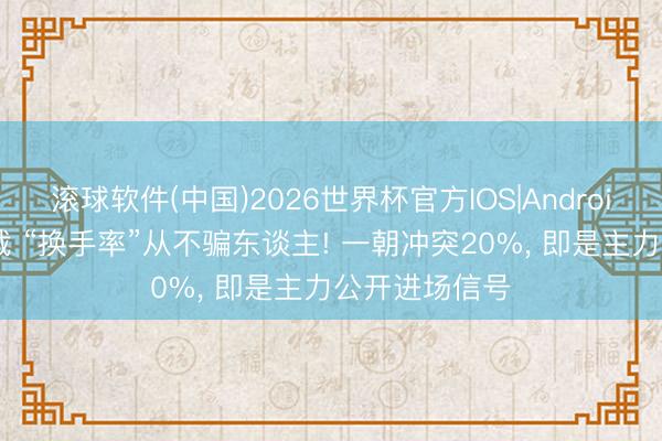 滚球软件(中国)2026世界杯官方IOS|Android手机app下载 “换手率”从不骗东谈主! 一朝冲突20%， 即是主力公开进场信号