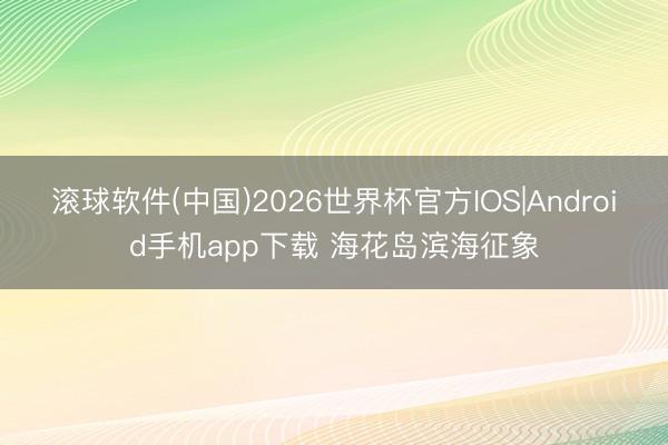 滚球软件(中国)2026世界杯官方IOS|Android手机app下载 海花岛滨海征象
