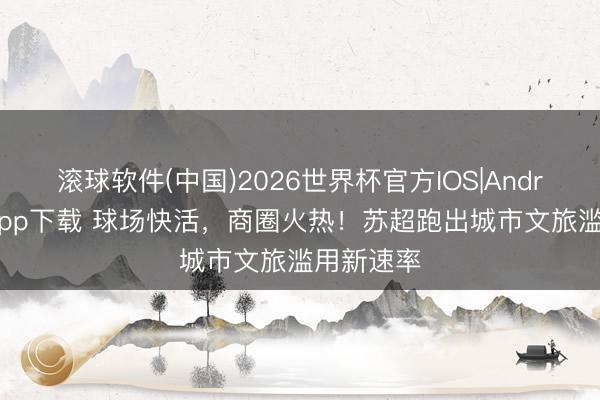 滚球软件(中国)2026世界杯官方IOS|Android手机app下载 球场快活，商圈火热！苏超跑出城市文旅滥用新速率